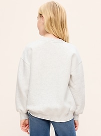 L'image numéro 2 présente Chandail long surdimensionné en coton ouaté Minnie de Disney © et à logo pour fille