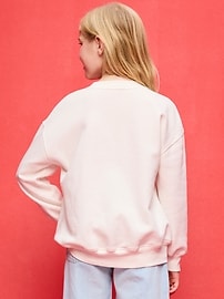 Image number 2 showing, Old Navy x Disney Oversized Minnie Logo-Graphic Tunic Sweatshirt for Girls