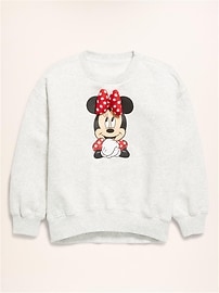 L'image numéro 4 présente Chandail long surdimensionné en coton ouaté Minnie de Disney © et à logo pour fille