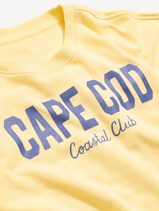 Image number 3 showing, Oversized Graphic Sweatshirt for Women