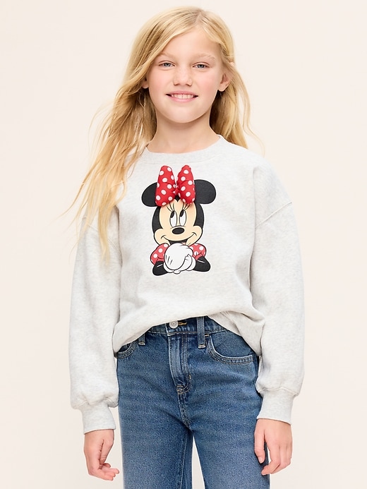 L'image numéro 3 présente Chandail long surdimensionné en coton ouaté Minnie de Disney © et à logo pour fille