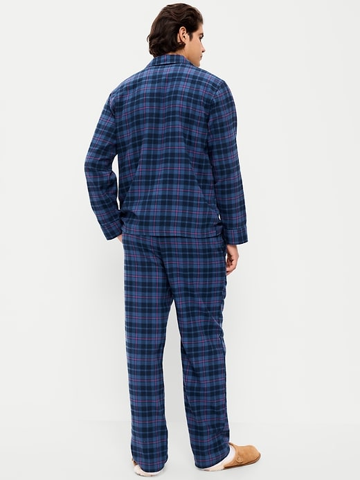 Image number 2 showing, Plaid Flannel Pajama Set for Men