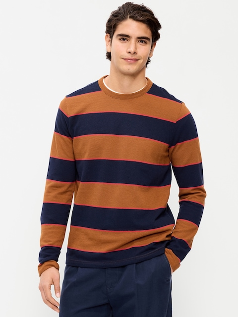 Long-Sleeve Striped T-Shirt