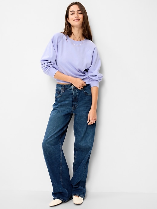 Image number 3 showing, Oversized Raglan Sweatshirt