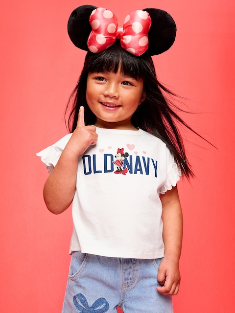Old Navy x Disney Minnie Mouse Ruffle-Sleeve T-Shirt for Toddler Girls