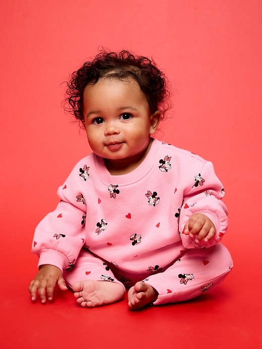 Image number 1 showing, Old Navy x Disney Minnie Mouse Sweatshirt and Sweatpants Set for Baby
