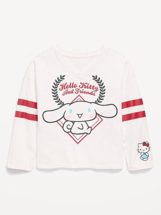 Image number 2 showing, Cinnamoroll™ V-Neck Graphic T-Shirt for Girls