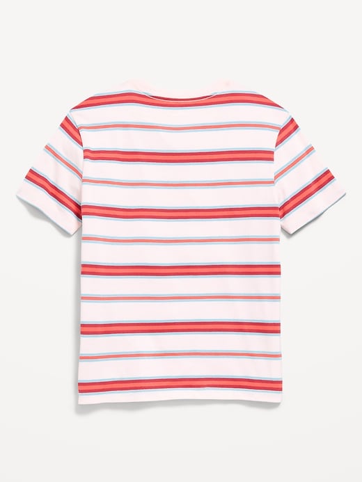 L'image numéro 2 présente T-shirt rayé à manches courtes pour garçon