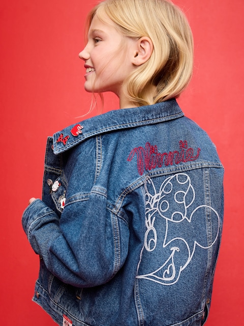 Old Navy x Disney Minnie Mouse Oversized Jean Trucker Jacket for Girls