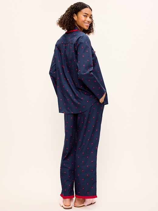 L'image numéro 2 présente Pyjama court en flanelle à volants Minnie Mouse Old Navy x Disney pour femme