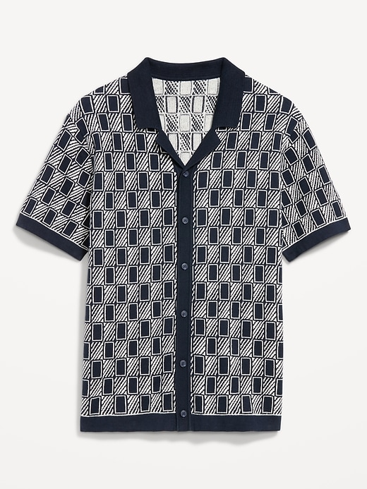 Image number 3 showing, Short-Sleeve Sweater Shirt