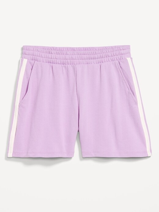 Image number 5 showing, High-Waisted Pull-On Shorts -- 5-inch inseam