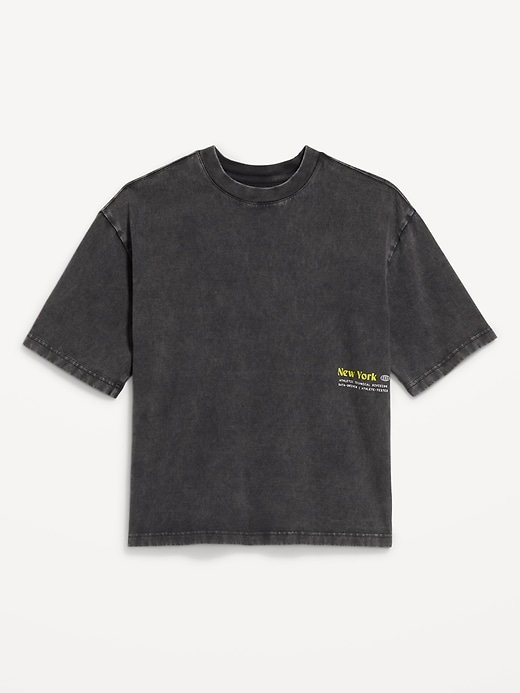 Image number 4 showing, Heavyweight Graphic Cropped T-Shirt