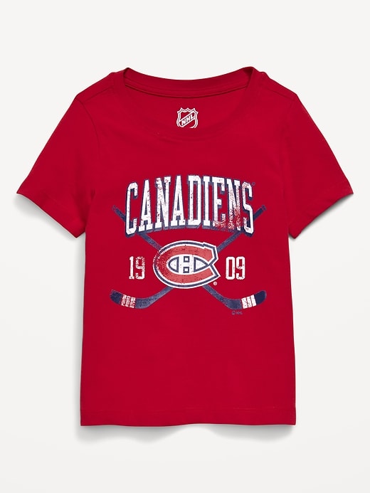 Image number 1 showing, NHL Unisex Graphic T-Shirt for Toddler