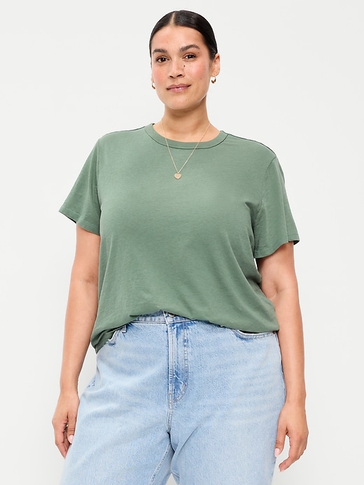 L'image numéro 7 présente T-shirt passe-partout ras du cou