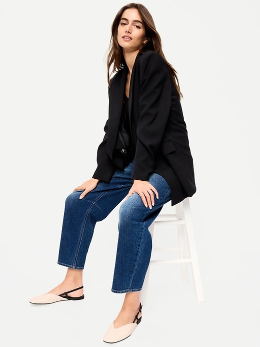 Image number 2 showing, Almond-Toe Slingback Flats for Women