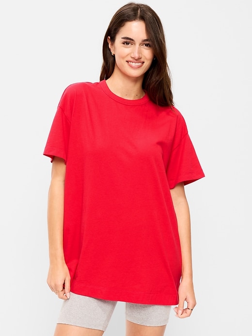 Image number 1 showing, Oversized EveryWear Tunic T-Shirt