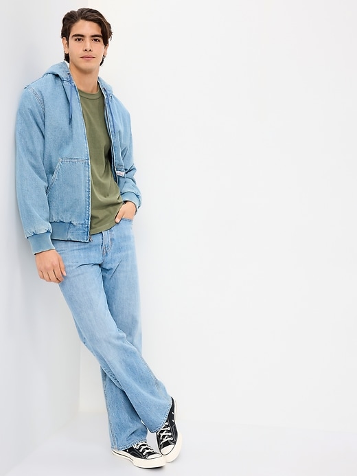 Image number 3 showing, Garment-Dyed Heavyweight Cropped T-Shirt