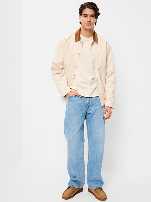 Image number 3 showing, Garment-Dyed Heavyweight Cropped T-Shirt