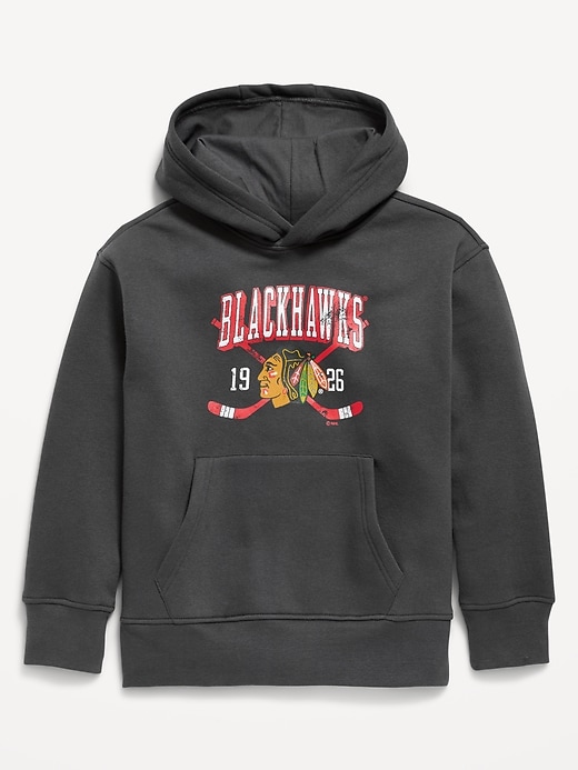 Image number 1 showing, NHL Graphic Gender-Neutral Hoodie for Kids