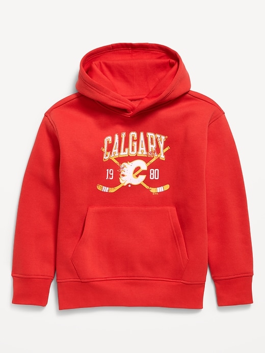 Image number 1 showing, NHL Graphic Gender-Neutral Hoodie for Kids