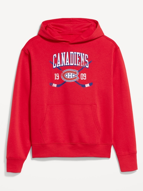 CHANDAIL À CAPUCHON À LOGO DE LA LNH POUR ADULTE