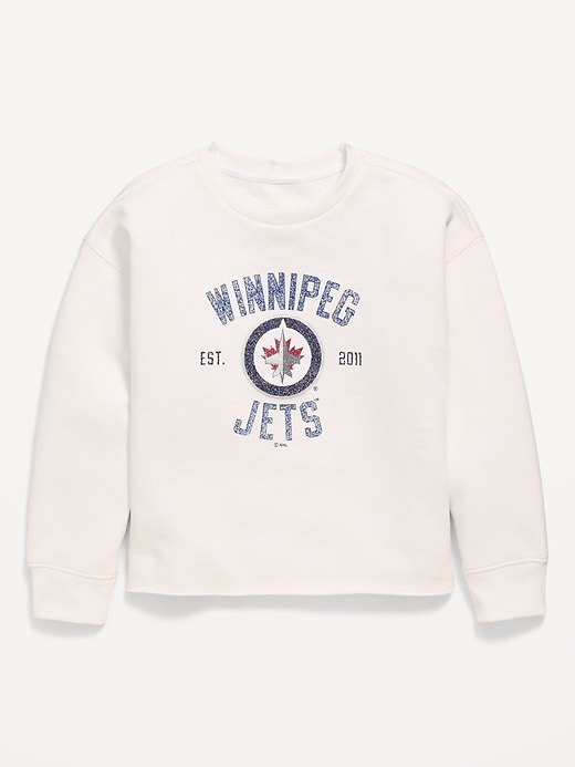 Image number 1 showing, NHL Graphic Sweatshirt for Girls
