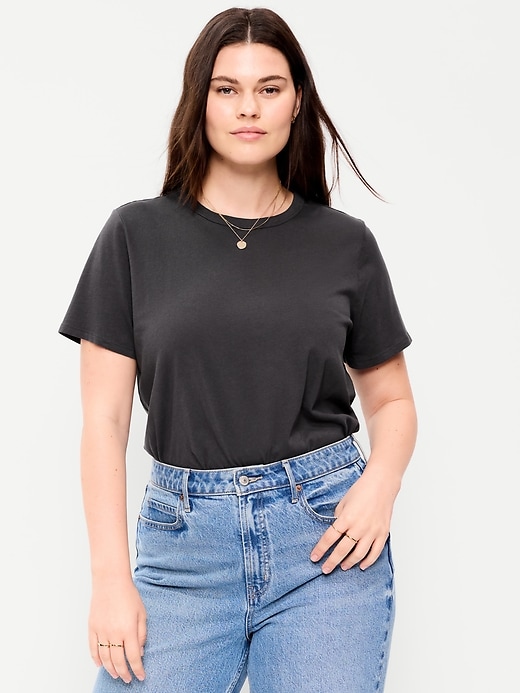 L'image numéro 5 présente T-shirt passe-partout ras du cou