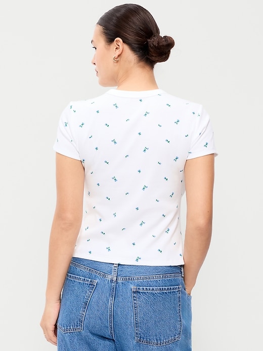 Image number 7 showing, Snug Crop T-Shirt