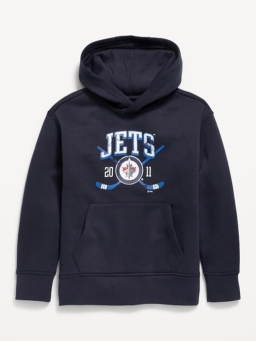 Image number 1 showing, NHL Graphic Gender-Neutral Hoodie for Kids