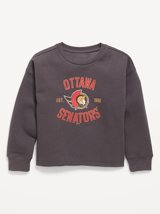 Image number 1 showing, NHL Graphic Sweatshirt for Girls