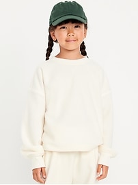 Image number 1 showing, Long-Sleeve Microfleece Top for Girls