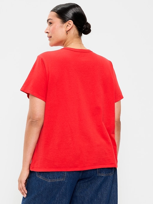 L'image numéro 5 présente T-shirt passe-partout ras du cou