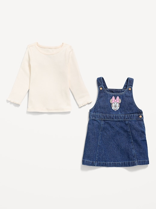 Image number 2 showing, Disney© Long-Sleeve T-Shirt and Dress Set for Baby