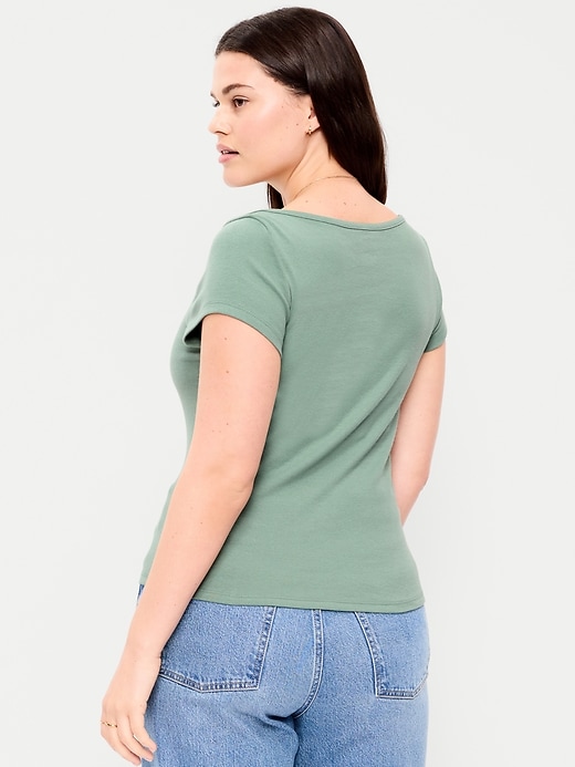 Image number 6 showing, Snug Boatneck T-Shirt