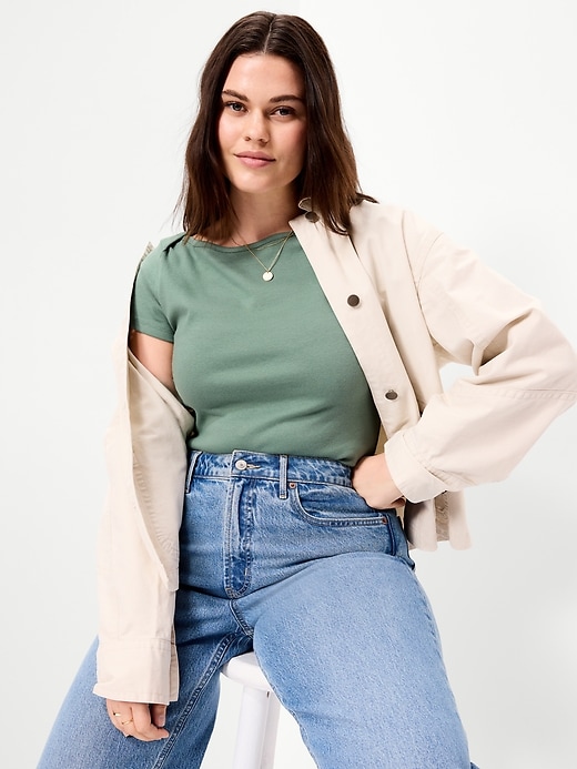 Image number 3 showing, Snug Boatneck T-Shirt