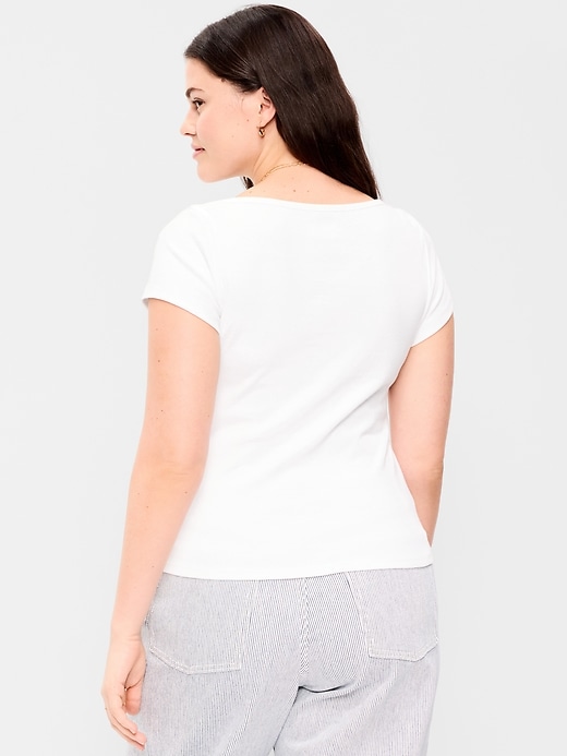 Image number 6 showing, Snug Boatneck T-Shirt