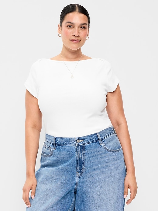Image number 7 showing, Snug Boatneck T-Shirt