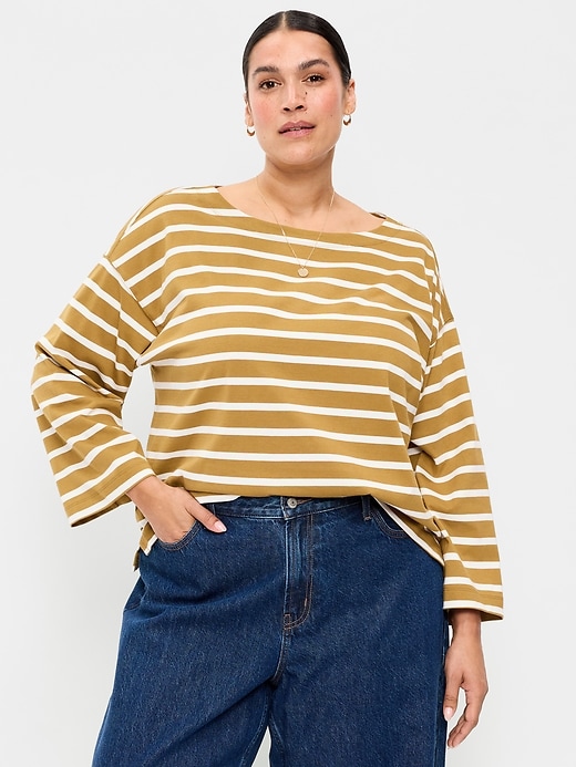 Image number 6 showing, Long-Sleeve Mariner Loose T-Shirt