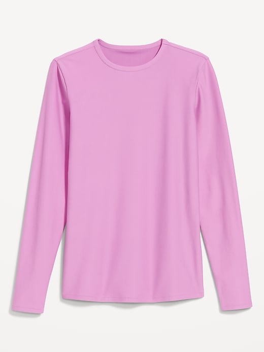 Image number 1 showing, Long-Sleeve Matte Rashguard Swim Top