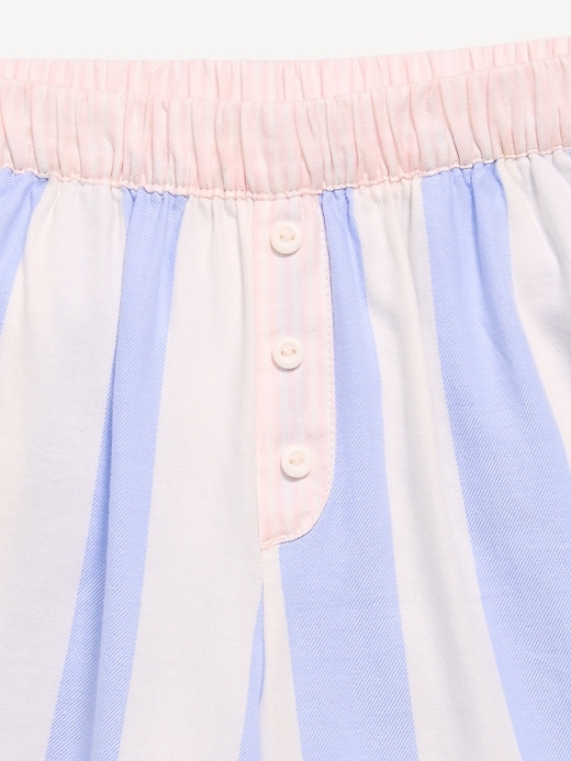 Image number 3 showing, Pull-On Loose Twill Pants for Girls