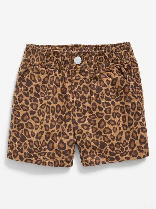 Image number 1 showing, Pull-On Twill Shorts for Toddler Girls