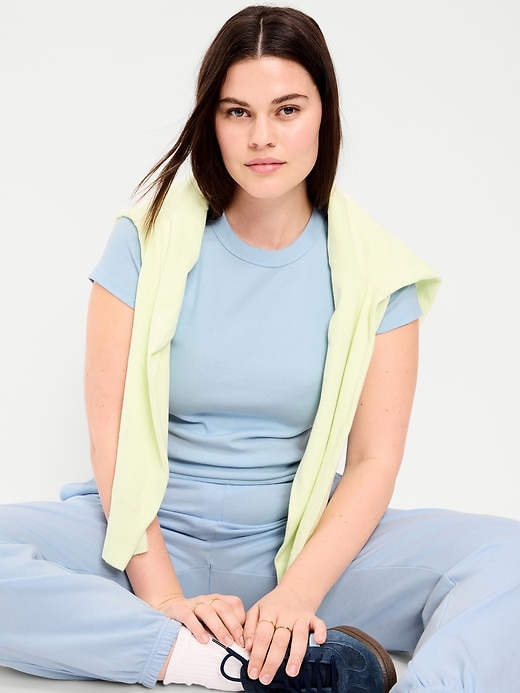 Image number 3 showing, Snug Crop T-Shirt