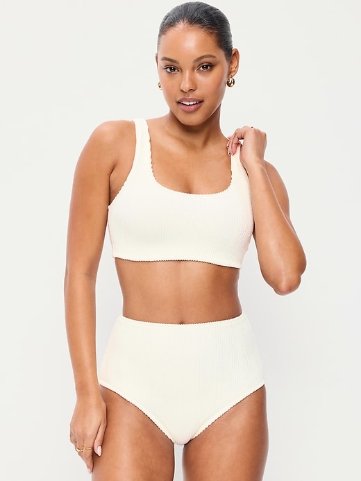 Image number 1 showing, Ribbed Swim Top