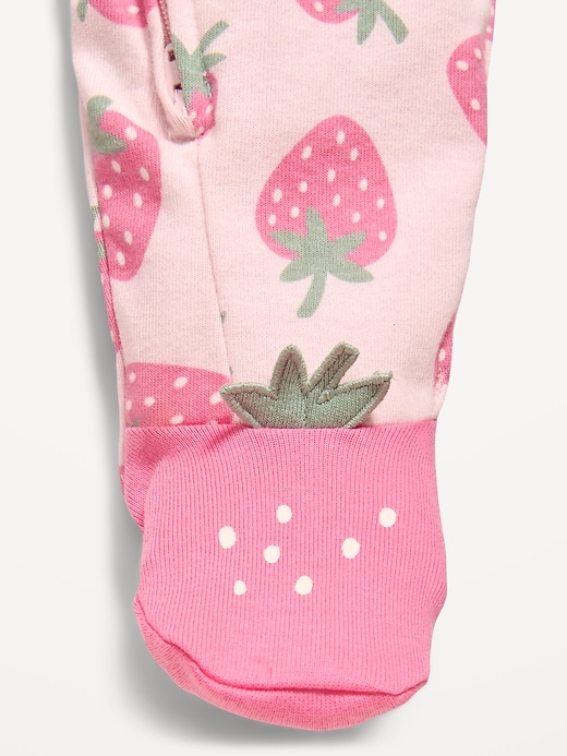 L'image numéro 4 présente Une-pièce Nuit ou jeu à pieds à glissière à double sens pour bébé