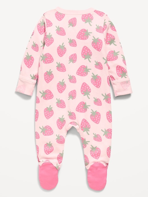 L'image numéro 3 présente Une-pièce Nuit ou jeu à pieds à glissière à double sens pour bébé