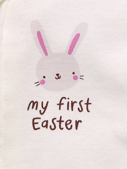 L'image numéro 2 présente Une-pièce Nuit ou jeu à pieds à glissière à double sens pour bébé