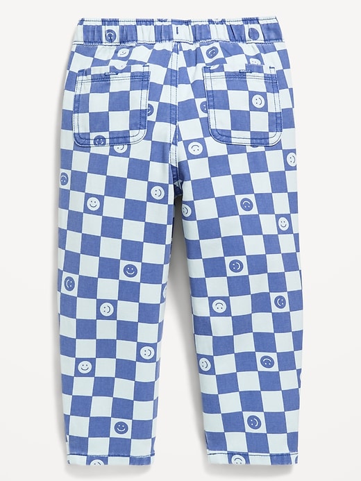 Image number 3 showing, Pull-On Barrel-Leg Pants for Toddler Boys