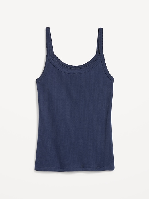 Image number 5 showing, Pointelle Cami Tank Top