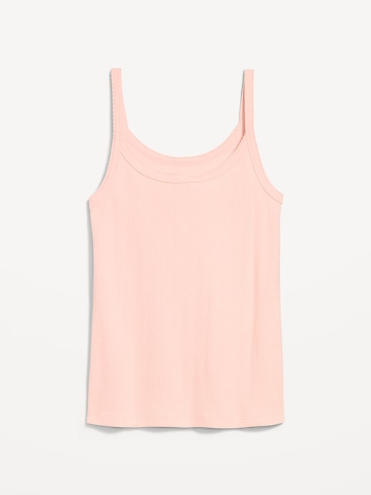 Image number 5 showing, Pointelle Cami Tank Top